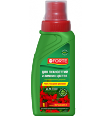 Bona Forte Красота Жидкое минеральное удобрение Для пуансеттий и цветущих зимой растений, фл.285/20