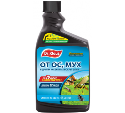 Dr.Klaus Запасной флакон концентрат от МУХ, ОС и других летающих насекомых, флакон 1л/ 8