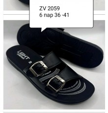 Шлепанцы женская арт ZV 2059  (6шт/уп.,р.36-41)