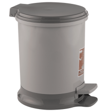 Ведро педальное 11 л (серый)ЭП 944943