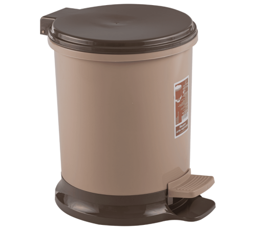 Ведро педальное 11 л (капучино)ЭП 439499