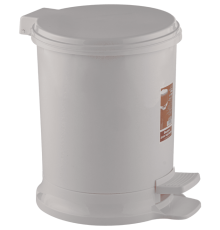 Ведро педальное 11 л (белый)ЭП 944950