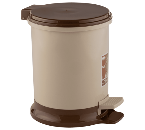 Ведро педальное 18 л (слоновая кость)ЭП 941645