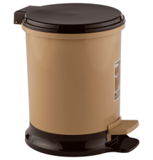 Ведро педальное 18 л (бежевый)ЭП 945001