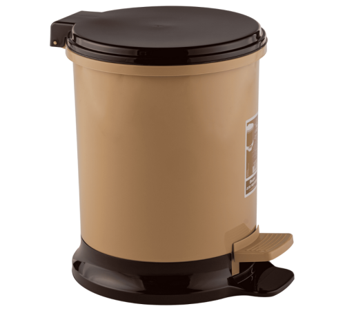 Ведро педальное 18 л (бежевый)ЭП 945001
