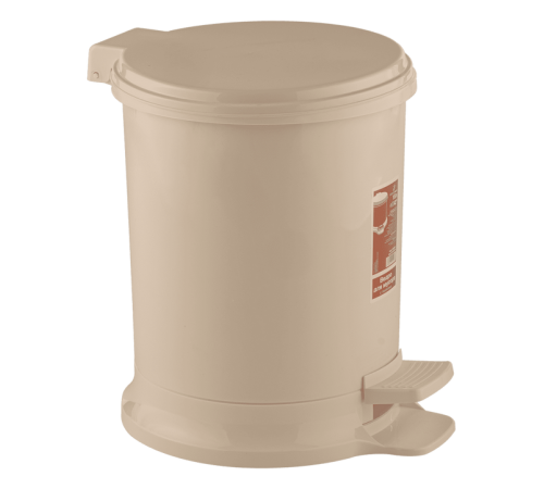 Ведро педальное 7 л (слоновая кость)ЭП 962217