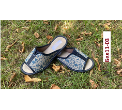 Тапочки женские домашние полиуретан 36-41 арт Бел-11-03  (6пар/уп)