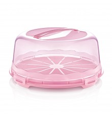 Тортница пеп.розовый (12шт) арт.30306