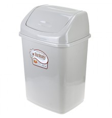 Урна для мусора Фантазия 10л светло серый (уп24шт)арт.09402