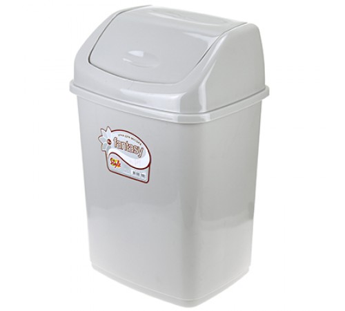 Урна для мусора Фантазия 10л светло серый (уп24шт)арт.09402