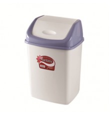 Урна для мусора Фантазия 18 л светло-серый (уп 12 шт)  09403