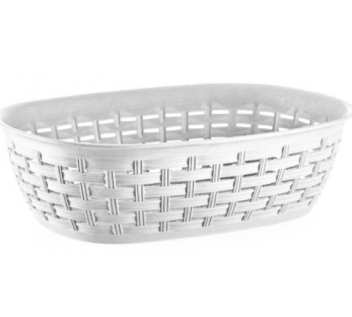 Хлебница плетеная 3 лт белая (48) шт арт.05206