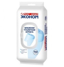 Туалетная бумага Эконом smart №150 с пластик.клапаном 1/24 арт.72316