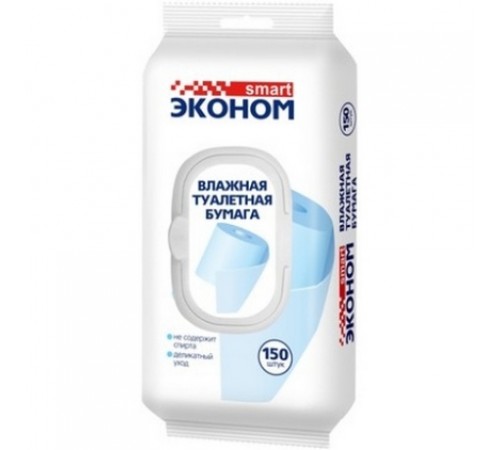 Туалетная бумага Эконом smart №150 с пластик.клапаном 1/24 арт.72316