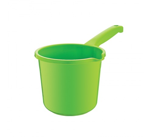 Ковш с носиком и длин.руч  1.5л салат. (50шт) арт.09152