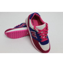 Кроссовки Женские Хмельницк №W-812 ТМ "Gipanis" розово-синие  рр36-40 (5шт/уп)