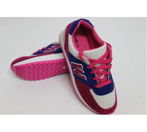 Кроссовки Женские Хмельницк №W-812 ТМ "Gipanis" розово-синие  рр36-40 (5шт/уп)