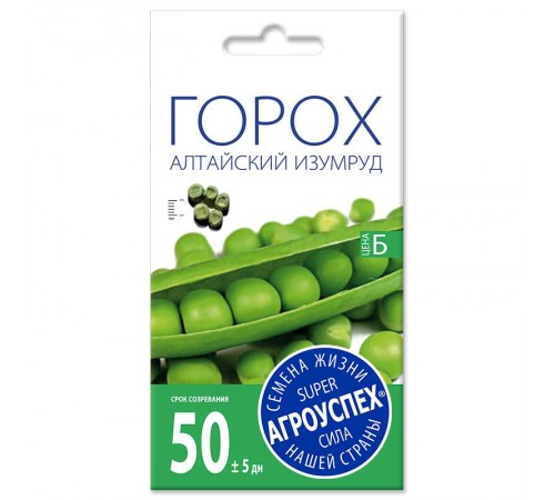 Горох Алтайский изумруд,семена Агроуспех 7г арт. 82505 (10/уп)