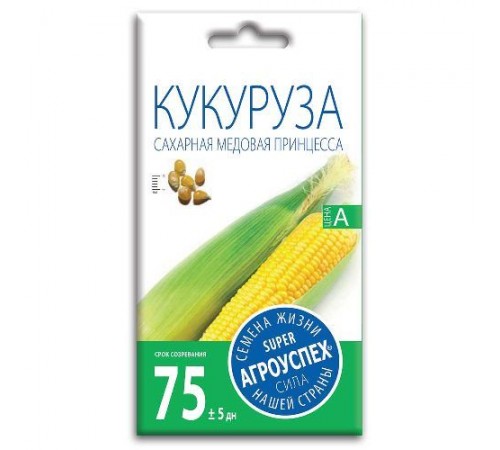 Кукуруза Медовая принцесса, семена Агроуспех 4г арт. 50658 (10/уп)