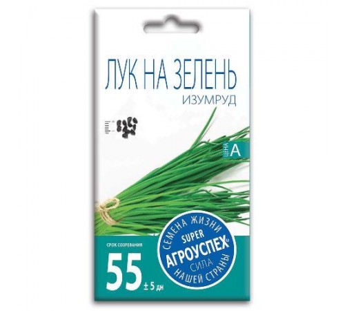 Лук на зелень Изумруд, семена Агроуспех 1г арт. 37677 (10/уп)