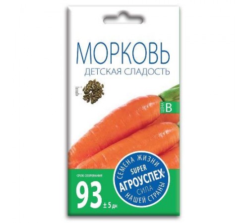 Морковь Детская сладость, семена Агроуспех 2г арт. 12983 (10/уп)