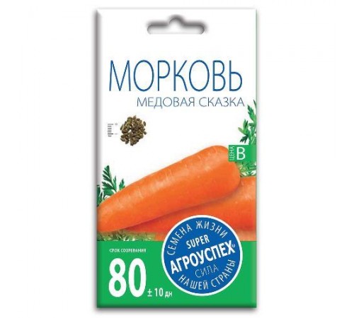 Морковь Медовая сказка, семена Агроуспех 2г арт. 47446 (10/уп)