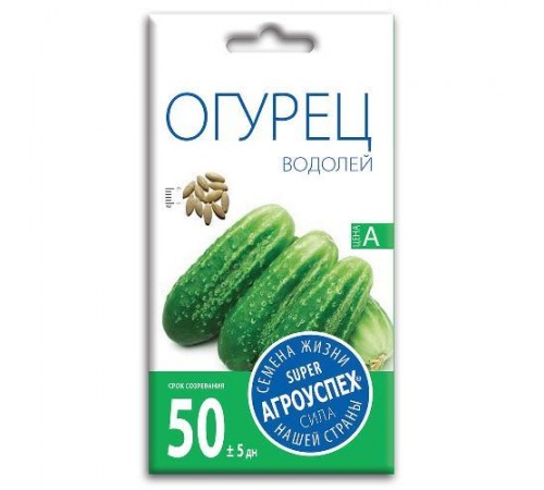 Огурец Водолей, семена Агроуспех 0,3г арт. 17636 (10/уп)