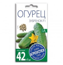 Огурец Зубренок F1, семена Агроуспех 0,3г арт. 34355 (10/уп)