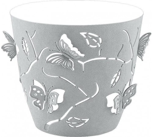 Горшок /цв. Pl.Teams 0,7 л D115 мм круглый серый шторм арт. PT401110025 в кор.20шт