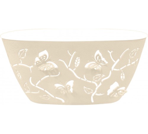 Горшок /цв. Pl.Teams 4 л 300х150 мм овал.  мол. туман арт. PT401510048 в кор.12шт