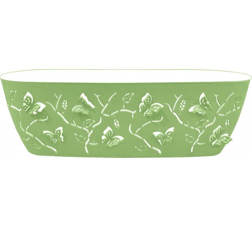 Горшок /цв. Pl.Teams 7,3 л овал. зеленое яблоко арт. PT401610050 в кор.6шт