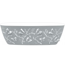 Горшок /цв. Pl.Teams 7,3 л овал. серый шторм арт. PT401610025 в кор.6шт