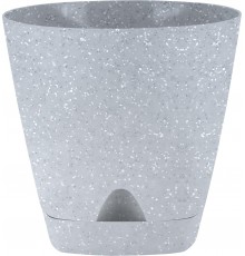 Горшок /цв. InGreen D250мм 8л с прикорн.пол., свет. камень арт. IG630210025 в кор.6шт