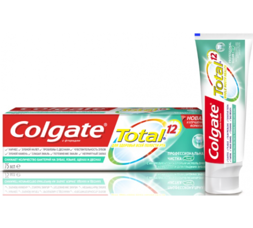 Зубная паста Colgate Total 12 Pro- чистка  (75 мл)