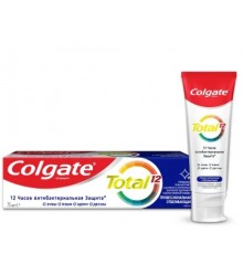 Зубная паста Colgate Total 12 Pro- отбеливающая 75мл