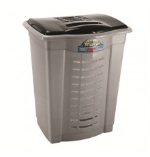 Корзина для белья 50л стальной(уп 12 шт) 05001