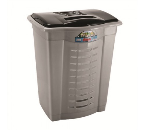 Корзина для белья 50л стальной(уп 12 шт) 05001