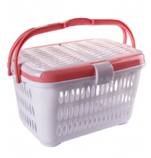 Корзина для пикника (12 шт) пеп. роз.арт.03101