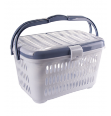 Корзина для пикника (12 шт) свет-сер 03101