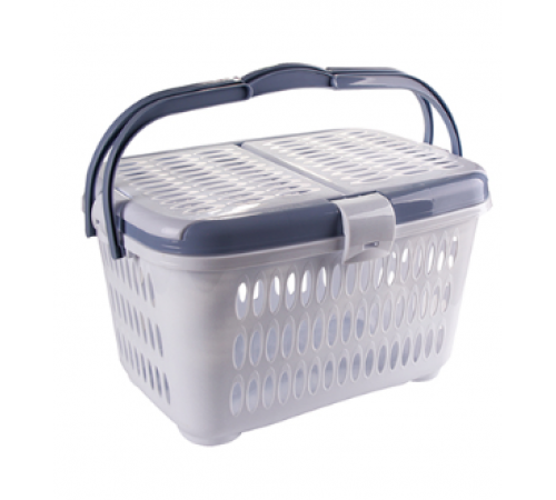 Корзина для пикника (12 шт) свет-сер 03101