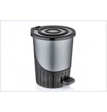 Мусорное ведро с педалью 14л серебро (6шт) арт.01062