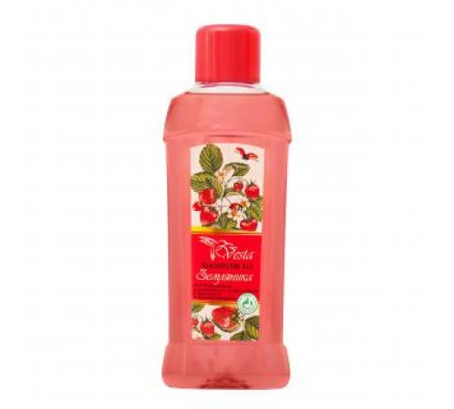 NEW Шампунь серии  "Vesta"  2х1 с бальзамом и кондиционером ЗЕМЛЯНИКА 1 л. 12 шт.