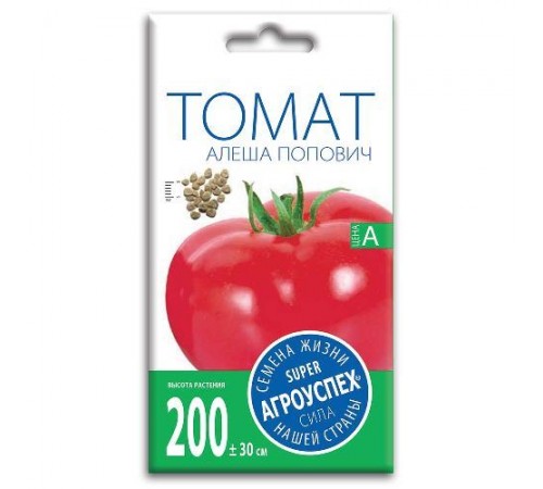 Томат Алеша Попович, семена Агроуспех 0,2г арт. 47471 (10/уп)