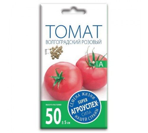 Томат Волгоградский розовый, семена Агроуспех 0,2г арт. 43669 (10/уп)