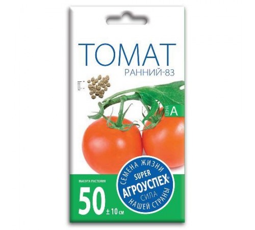 Томат Ранний 83, семена Агроуспех 0,3г арт. 34381 (10/уп)