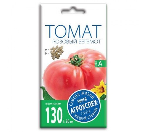 Томат Розовый бегемот, семена Агроуспех 0,1г арт. 86772 (10/уп)