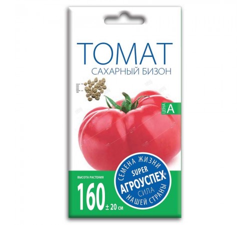 Томат Сахарный бизон, семена Агроуспех 0,1г арт. 51838 (10/уп)