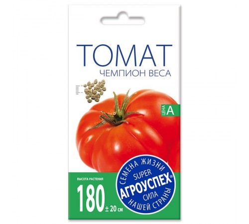 Томат Чемпион веса, семена Агроуспех 0,1г арт. 51839 (10/уп)