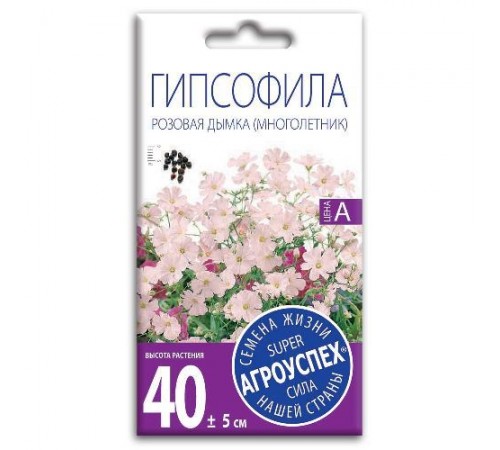 Гипсофила Розовая дымка, семена Агроуспех 0,2г арт. 29734 (10/уп)