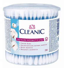 CLEANIC Ватные палочки (круглые) 200шт *36